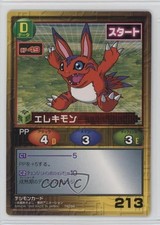 1999 Digimon - Digital Monsters: Card Tactics Japanese Elecmon #213