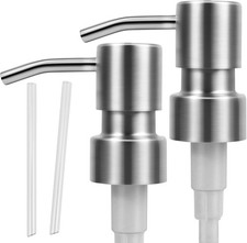2 Pack Soap Dispenser Pump Replacement 28/400 Silver