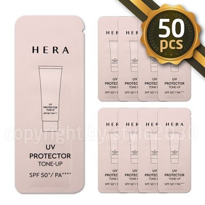 HERA UV Protector Tone-up 1ml x 50 pcs SPF50+ PA++++ Sunscreen