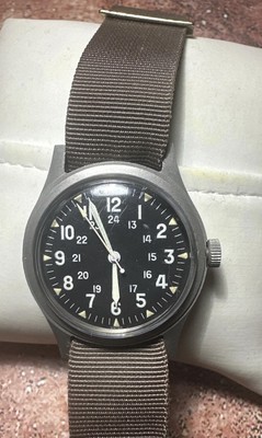 Vietnam war issue Hamilton (dec 1972) US military watch GG-W-113