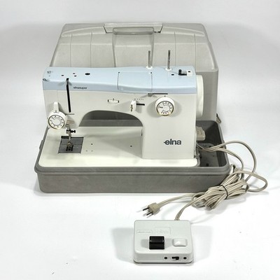 Elna Super 64C Sewing Machine Swiss Made Powers On Strong Motor AS-IS * READ
