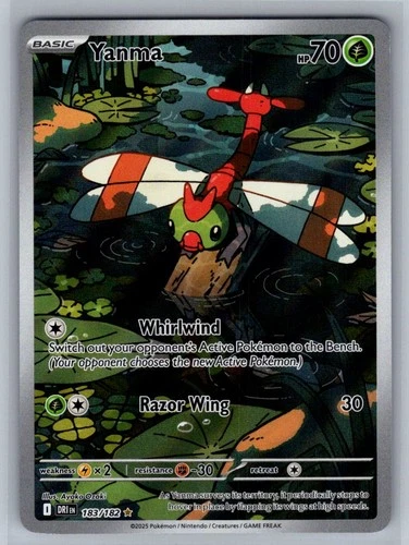 Yanma Holo Illustration Rare SV10: Destined Rivals 183/182 LP