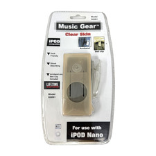 Clear Skin Case for Apple iPod Nano with Armband and Belt Clip Model G0061 New