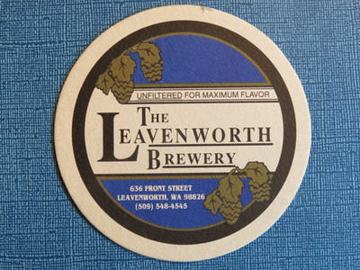 Beer Brewery Collectible Coaster ~LEAVENWORTH Brewery ~ WASHINGTON ** CLOSED
