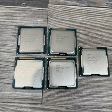 LOT OF 5 Intel Core i7-2600s, i5-6500,3470, i3-2120T -Processors CPU Untested 