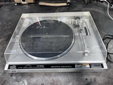 JVC QL-A220 Quartz Locked Direct Drive Turntable Tested and Working with Cover