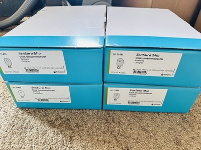 4 x Coloplast SenSura Click Urostomiebeutel 40mm /Maxi 11491   Neu 