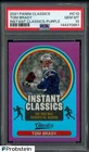 2021 Panini Classics Instant Classics Purple Tom Brady Patriots 22/25 PSA 10