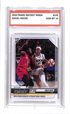 Angel Reese 2024 Panini Instant WNBA #145 Rookie Graded Gem Mint 10