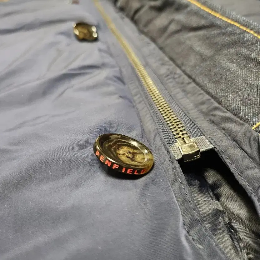 Unique Design Padding Jacket with Denim Details, … - image 11