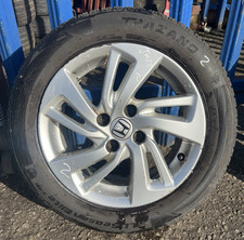 HONDA JAZZ - 2015 2016 2017 - 185 60 15 - GENUINE ALLOY WHEEL