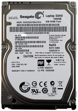 SSHD FESTPLATTE + SSD SEAGATE  ST1000LM014 1TB+8GB - 5.4K 64MB - SATA III  2.5''