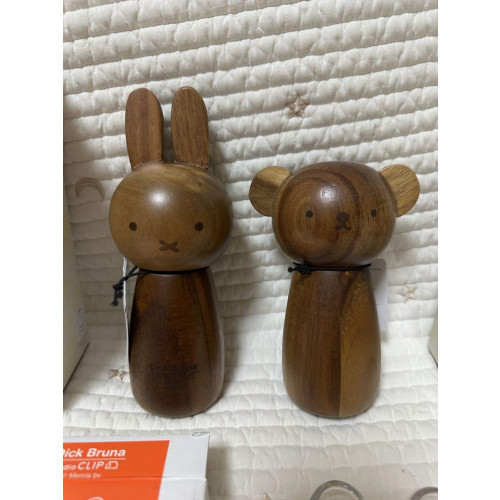 【新品未使用】ミッフィー　ボリス　木製ミル　ペッパーミル スタディオクリップ ミッフィー ボリス 木製ペッパーミル｜Yahoo