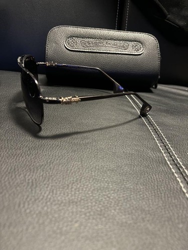 Chrome Hearts Sunglasses Black Frame With Lens #M19 - Picture 3 of 6