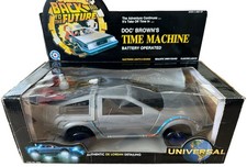 Vintage 1992 Placo Back To The Future Electronic Delorian Doc Brown Time Machine
