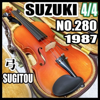 SUZUKI ESTABLISHED 1887 NO．280 size　４/4 Suzuki Violin / No. 280 1/4 size / 1977 | eBay