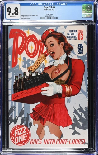 POP KILL #3 (2025) CGC 9.8 🌭 Adam Hughes Variant Cover 🌭