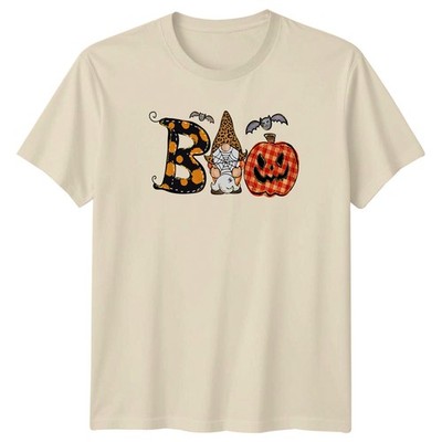 Boo T-Shirt Wichtel Fledermaus Kürbis Halloween Halloween Geschenk für Sie und Ihn