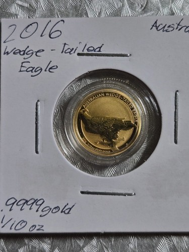 2016 Australia 1/10 oz Gold Wedge-Tailed Eagle $15 Coin Perth Mint BU