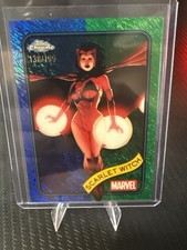 Scarlet Witch /199 Blue Green 2025 Topps Chrome Marvel Wanda Maximoff #138/199