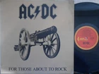 AC/DC 1st Press OZ LP For those about to rock EX '81 Albert APLP053 + Insert