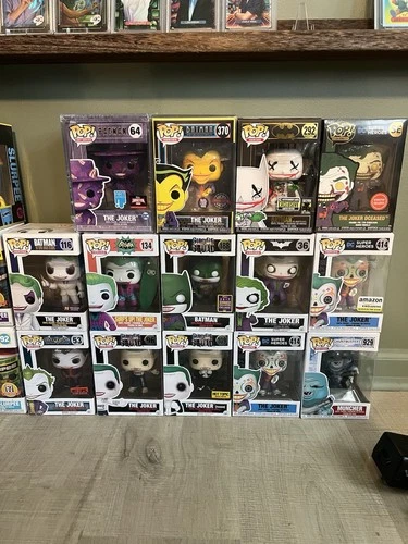 14 Joker Funko Pop Lot Exclusive Hot Topic Glow In Dark