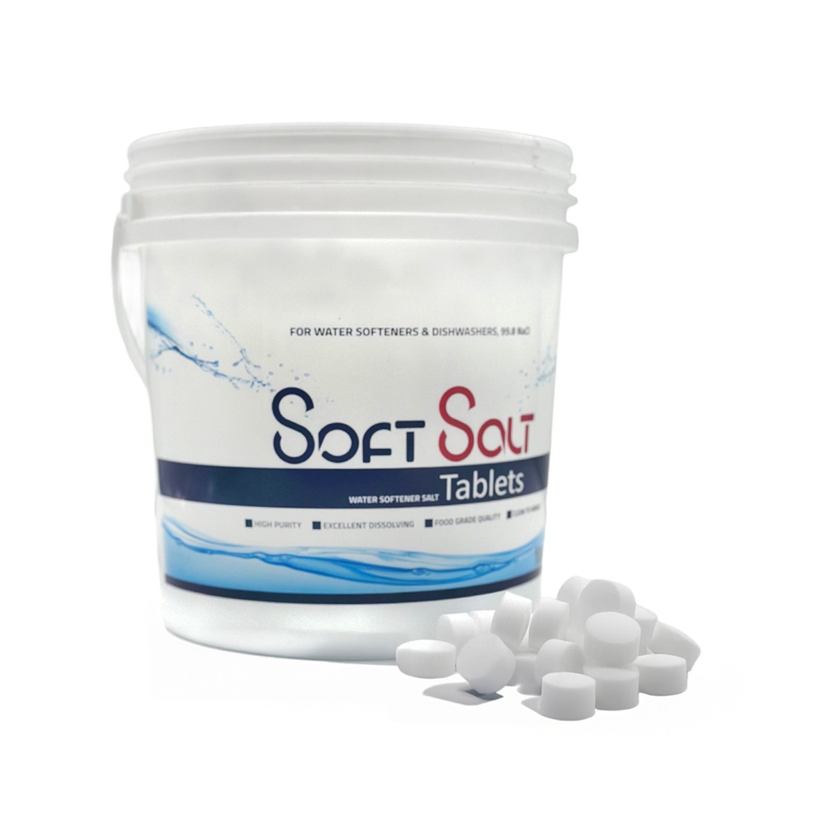 SOFTSALT SALT TABLETS | 10KG TUB | Water Softener | Food Grade Quality Salt