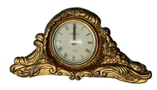 Vintage History Craft Resin Mantel Clock Cirencester, England