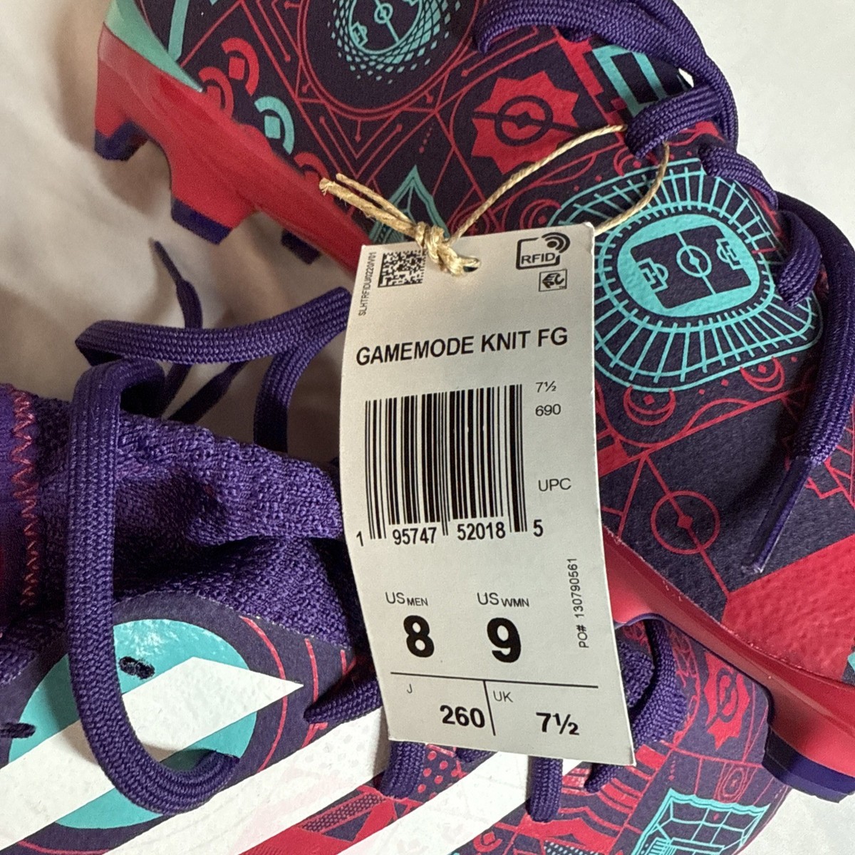 NWT Adidas Gamemode Knit Firm Ground Soccer Cleats Men Size 