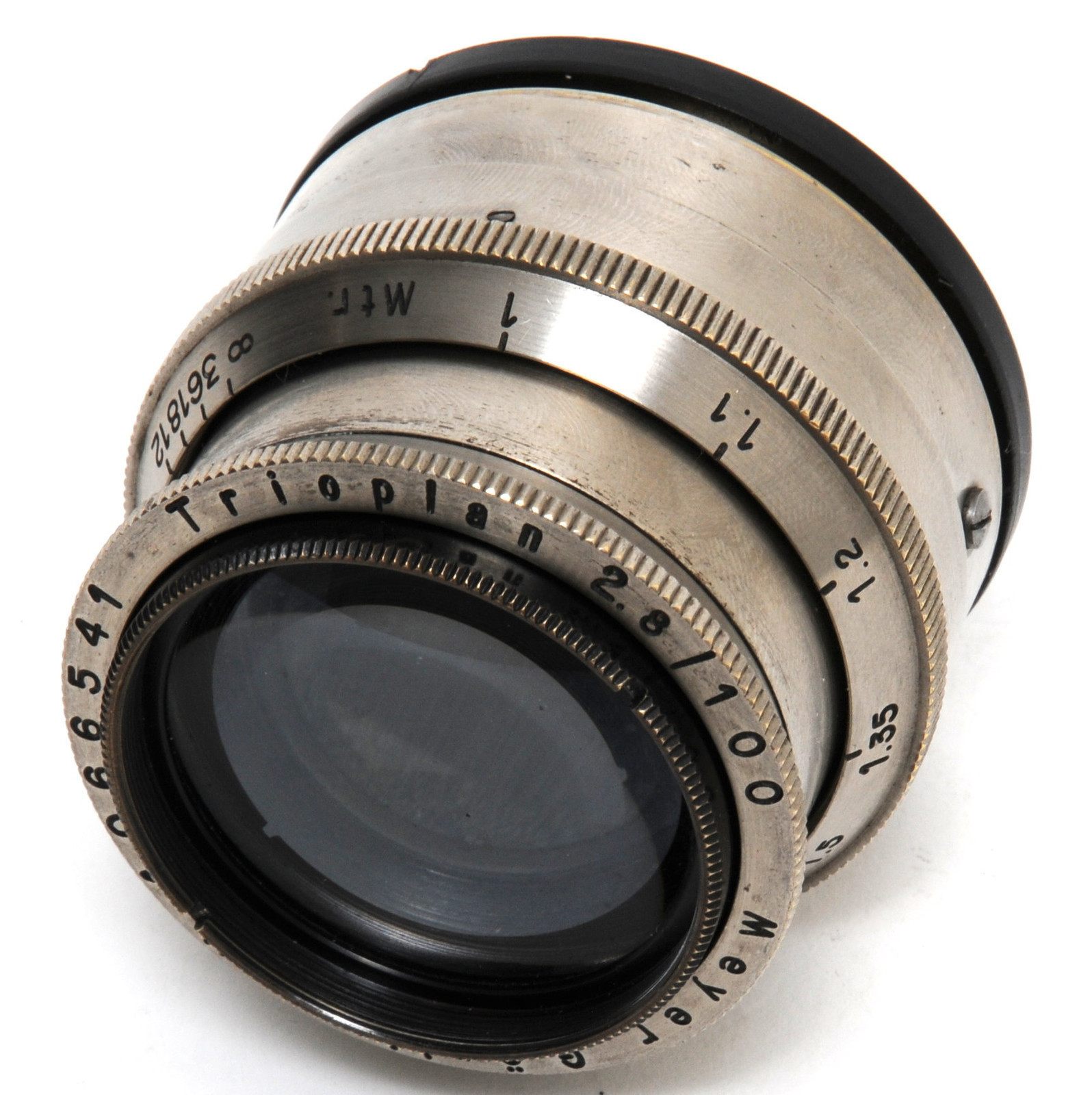 Meyer Goerlitz 2.8/10cm Trioplan Nickel version medium Meyer Goerlitz 2.8/10cm Trioplan Nickel version medium