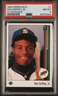 1989 Upper Deck #1 Ken Griffey Jr. Star Rookie RC PSA 8