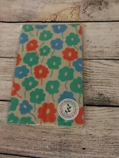 Journal/Diary Handmade Paper Fair Trade - Colorful Pages- Flowers On Cover