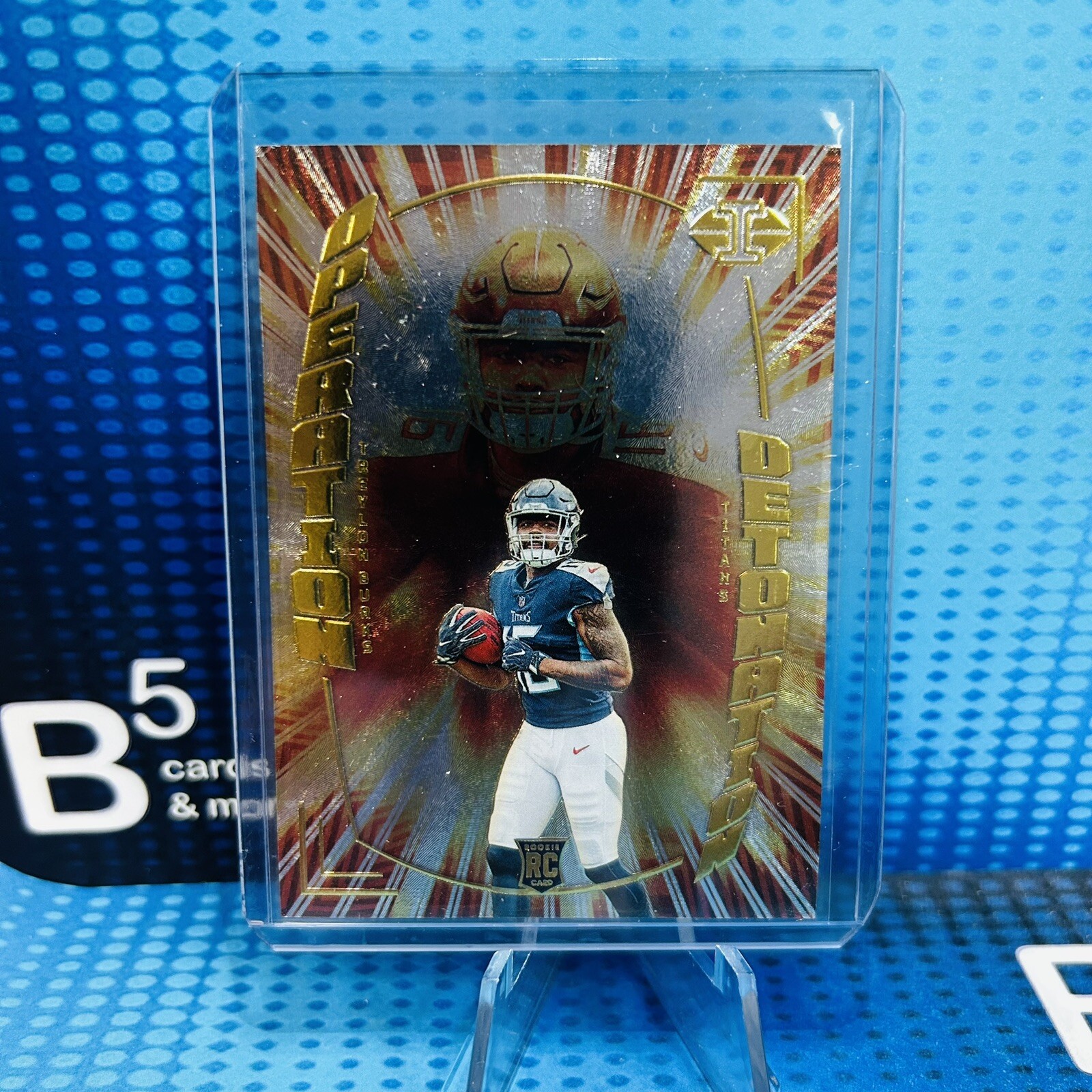 2022 Panini Illusions Football OD-28 TREYLON BURKS RC Operation Detonation