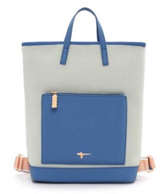 Tamaris Rucksack 33763 blue blau apricot