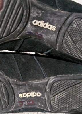 Vtg Adidas Wrestling Shoes 90s Club Mondial Men\'s Size 6.5 Black Maroon Vtg Adidas Wrestling Shoes 90s Club Mondial Men main image 4