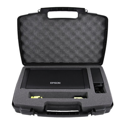 CASEMATIX Hard Shell Travel Case for Epson WF-100 & WF-110 Mobile Printer