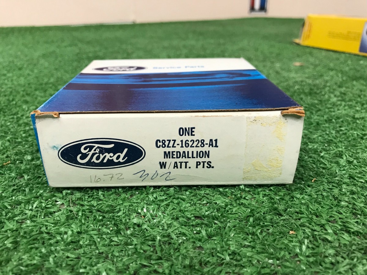 NOS 1968 Mustang Fender Emblem C8ZZ 16228 A1 302 | eBay