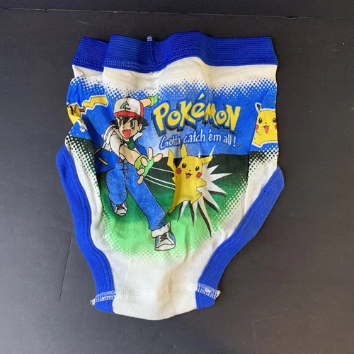 サイズ 6 男の子用 フルーツオブザルーム ファンパル ポケモン ブリーフ 下着 VTG 1999 レア - 画像9/11