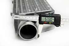 Aluminum Turbo Intercooler 27"x6"x2.5" 2.25" IN/OUTLET FMIC Universal