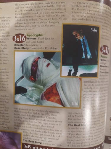 Cinemascape Xfiles Magazine 1995 David Duchovny Gillian Anderson UFO ALIENS ET - Picture 17 of 24