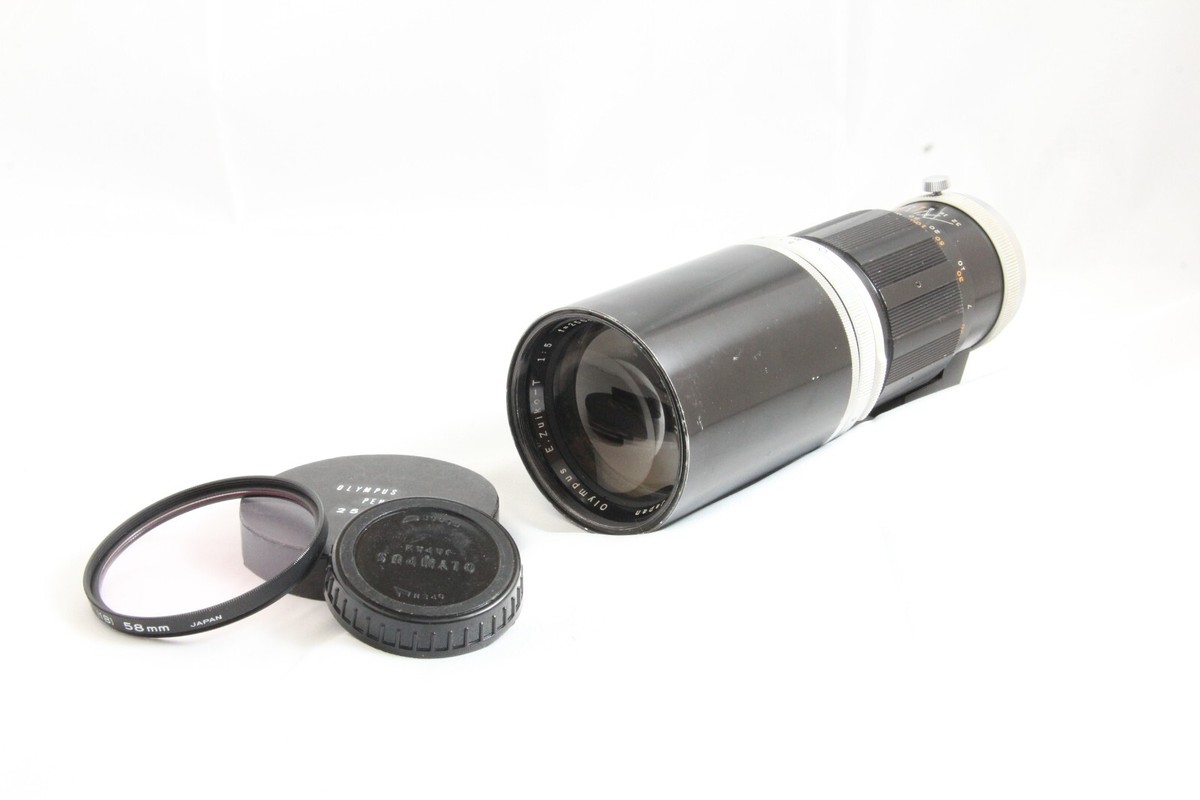 Excellent++ Olympus E.Zuiko-T 250mm F5 Telephoto MF Lens for