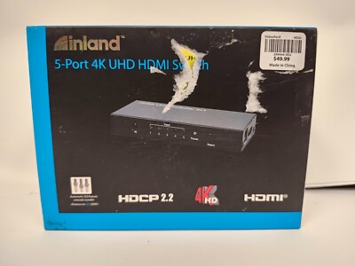 Inland 5-Port 4K HDMI Switch