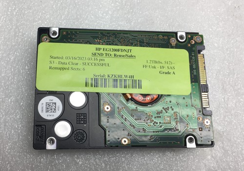 HP EG1200FDNJT 1.2TB 3.5" SATA 3 Desktop Hard Disk Drive HDD Tested - Picture 4 of 5
