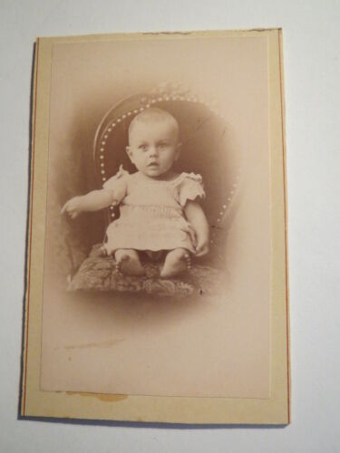 Leutkirch - Walther Stöckle jako dziecko - małe dziecko - portret / CDV - Zdjęcie 1 z 1