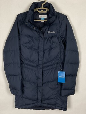 Columbia NWT Womens Peak To Park Mid Insulated Puffer Jacket XS Navy LS New