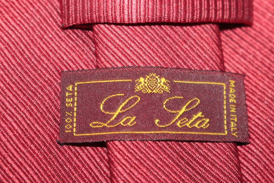 Шелковый галстук LA SETA сделано в Италии F64932 - Изображение 4 из 4