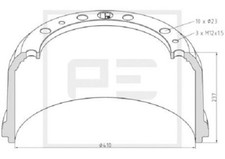 Tambour de frein Mercedes 410