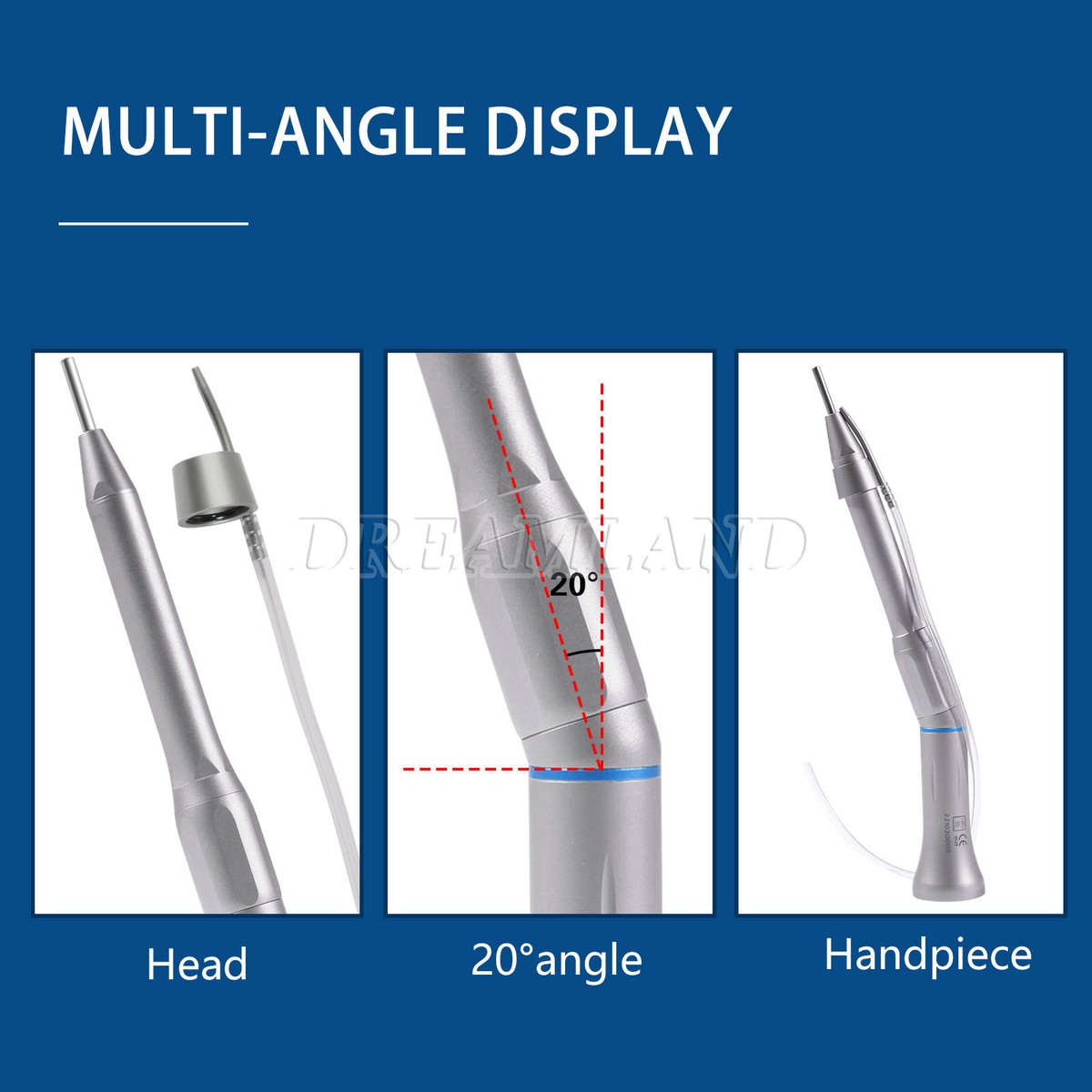 Dental 20° Degree Straight Head Surgical Operation Handpiece