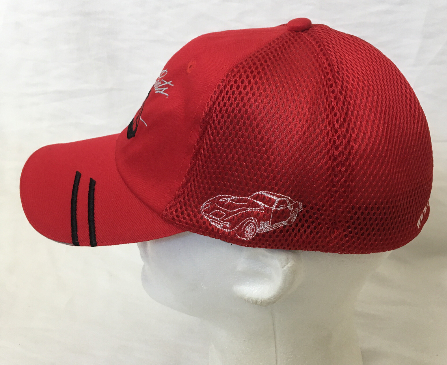 Cappello Berretto Keen Parts Corvette NASCAR Racing Maglia Rossa Stile Flex Fit Racing NASCAR