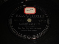 Pee Wee King And His Band - Ragtime Annie Lee / Silver And Gold 78 - RCA Victor
